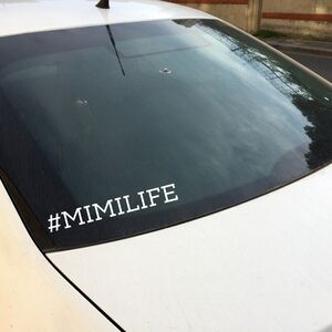 #MIMILIFE Car Decal Bumper sticker windshield sticker